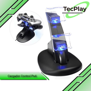 Base de Carga DOBE para PS4 Doble Dock con Indicador LED