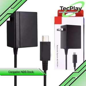 Cargador HAIS para Nintendo Switch Compatible con Dock 15V / 2.6A USB-C