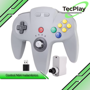 Control Inalámbrico N64 con Conexión USB 2.4GHz